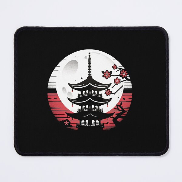 Item preview, Pagoda under the Cherry Blossoms designed and sold by ChromaticBlend.