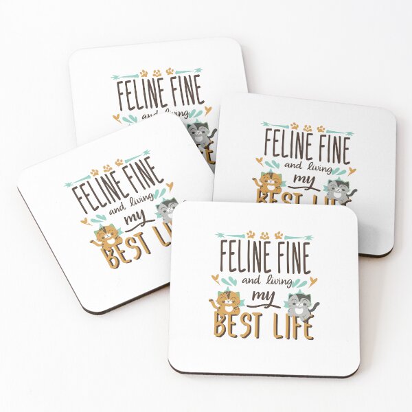 Item preview, Feline Fine designed and sold by IconicFriends.