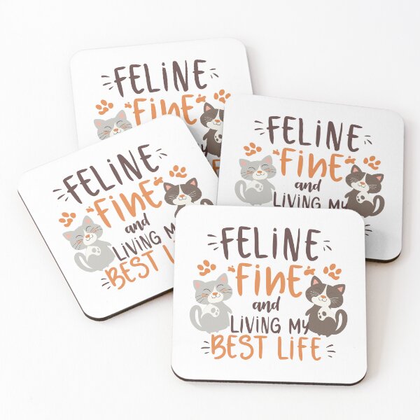Item preview, Feline Fine designed and sold by IconicFriends.