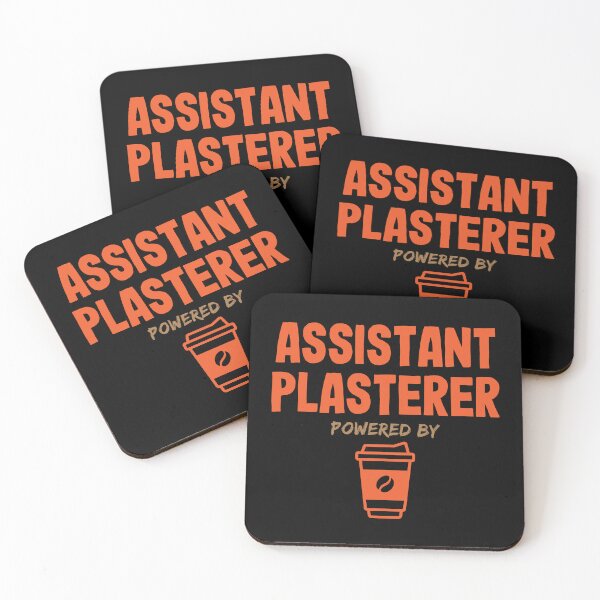 Item preview, Assistant Plasterer Powered by Coffee designed and sold by NermilioDesigns.