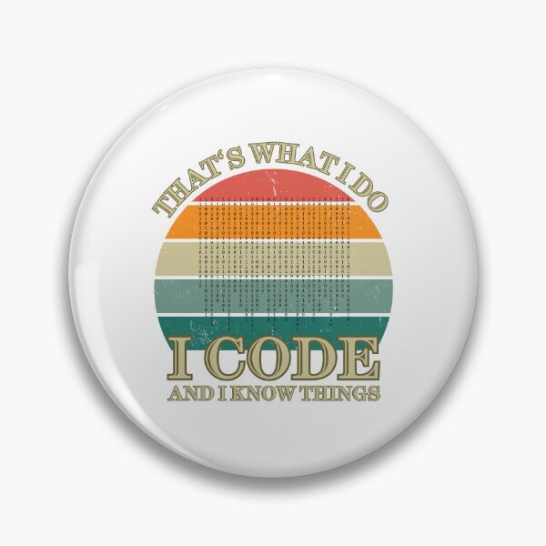 Item preview, That's What I Do - Vintage Coding designed and sold by CodedCraftsShop.