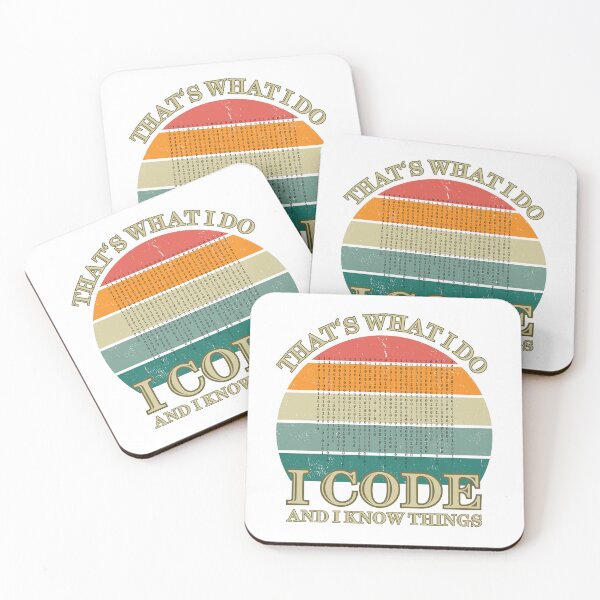 Item preview, That's What I Do - Vintage Coding designed and sold by CodedCraftsShop.