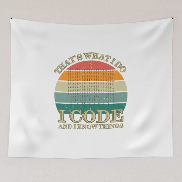 Item preview, That's What I Do - Vintage Coding designed and sold by CodedCraftsShop.