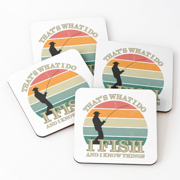 Item preview, That's What I Do - Vintage Fishing designed and sold by CodedCraftsShop.