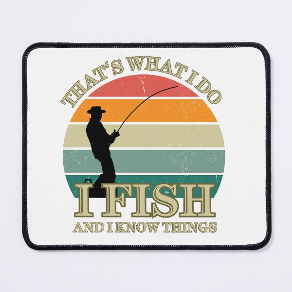 Item preview, That's What I Do - Vintage Fishing designed and sold by CodedCraftsShop.