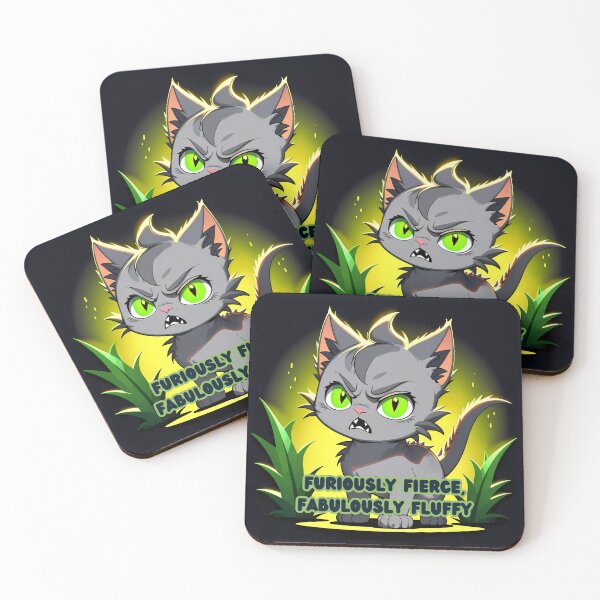 Item preview, Fierce Fluffy Feline designed and sold by RuyaFab.