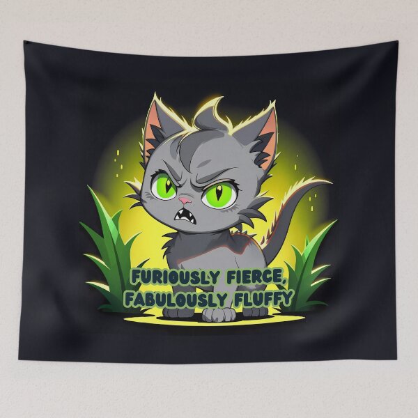 Item preview, Fierce Fluffy Feline designed and sold by RuyaFab.