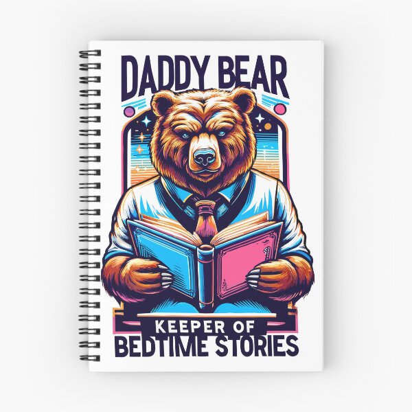 Item preview, Daddu Bear - Keeper of Bedtime Stories - Papa Bear - Gift for Dad #3 designed and sold by InkCraftHouse.
