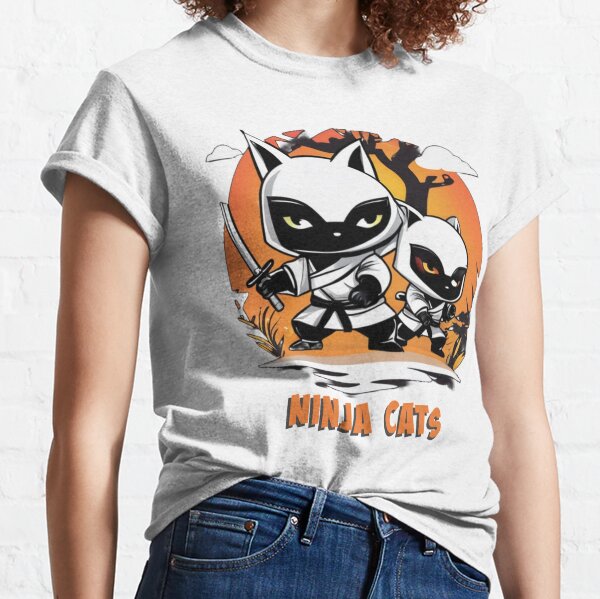 Japanese Ninja Cats T-Shirt – Saikono Store