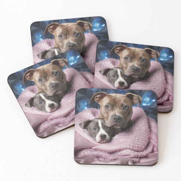Item preview, Staffy Family designed and sold by Nocturne  Paws.