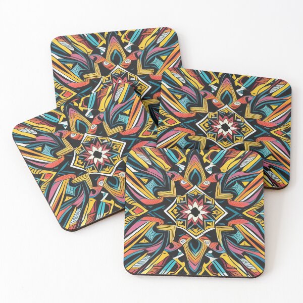 Item preview, Tribal pattern design kaleidoscope designed and sold by operossa.