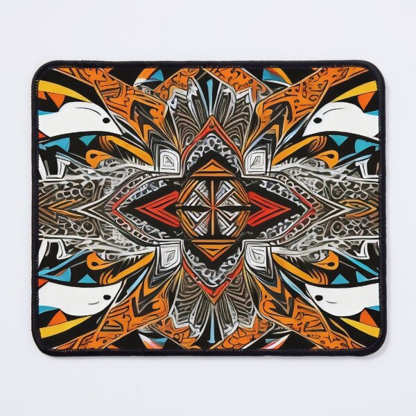 Item preview, Tribal pattern design mask designed and sold by operossa.