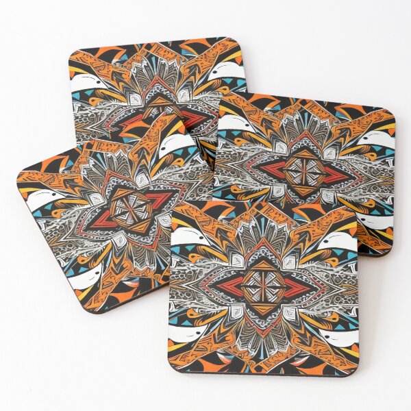 Item preview, Tribal pattern design mask designed and sold by operossa.