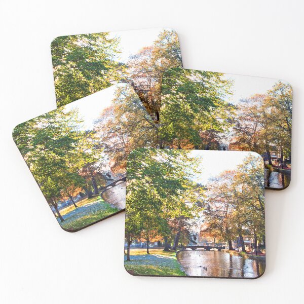 Item preview, Bourton on the Water Autumn Trees Cotswolds designed and sold by AndyEvansPhotos.