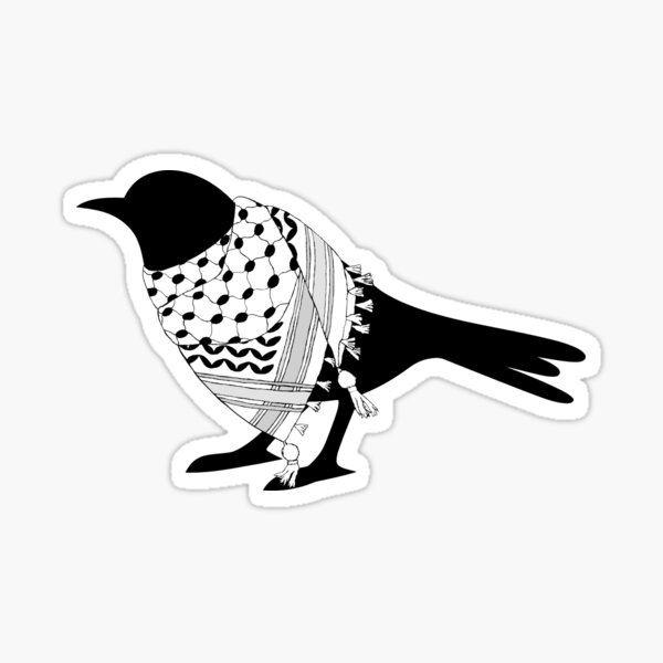 Item preview, Bird Silhouette With Keffiyeh designed and sold by FairieDance.