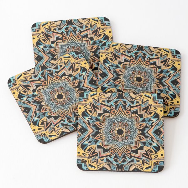 Item preview, Tribal pattern design yoga designed and sold by operossa.