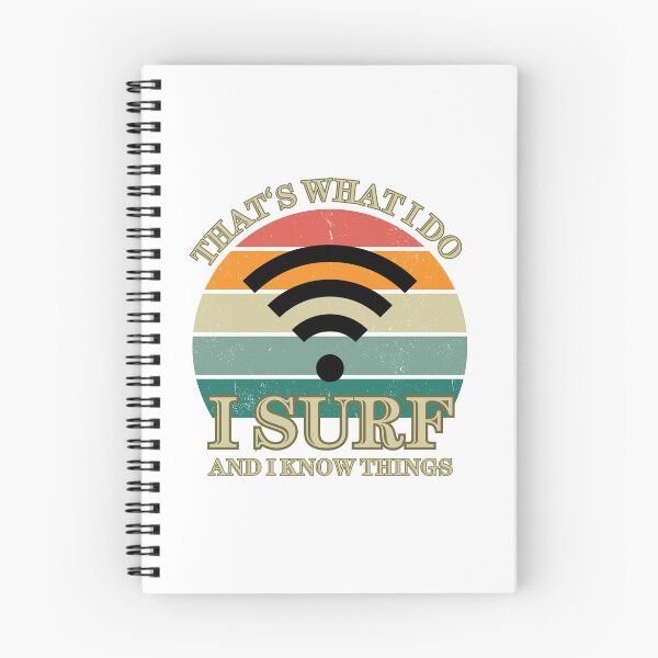 Item preview, That's What I Do - Vintage Surfing the Net designed and sold by CodedCraftsShop.