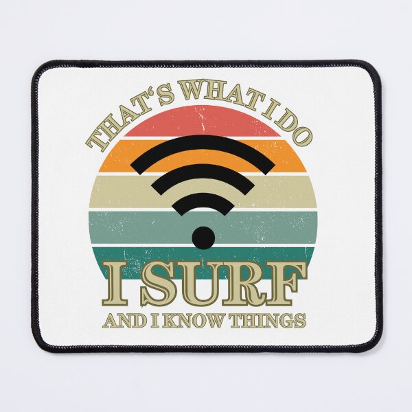 Item preview, That's What I Do - Vintage Surfing the Net designed and sold by CodedCraftsShop.