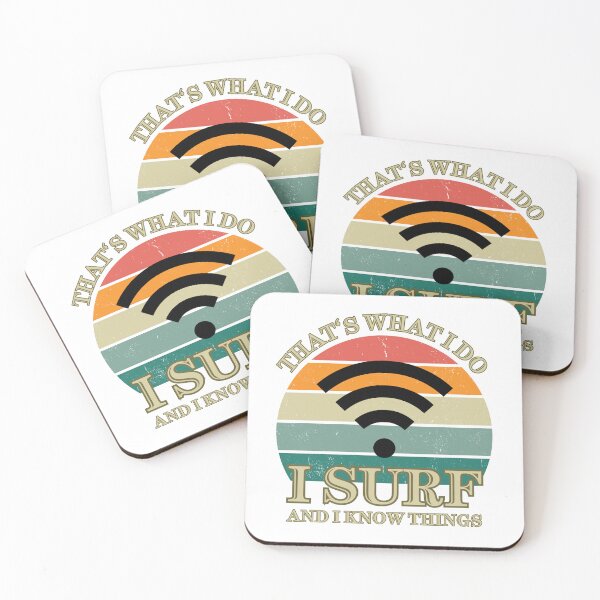 Item preview, That's What I Do - Vintage Surfing the Net designed and sold by CodedCraftsShop.