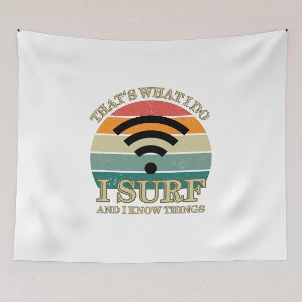 Item preview, That's What I Do - Vintage Surfing the Net designed and sold by CodedCraftsShop.