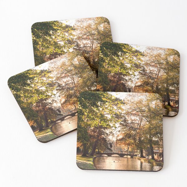 Item preview, Bourton on the Water Autumn Trees Cotswolds designed and sold by AndyEvansPhotos.