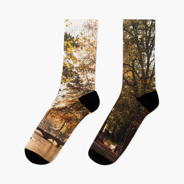 Item preview, Bourton on the Water Autumn Trees Cotswolds designed and sold by AndyEvansPhotos.