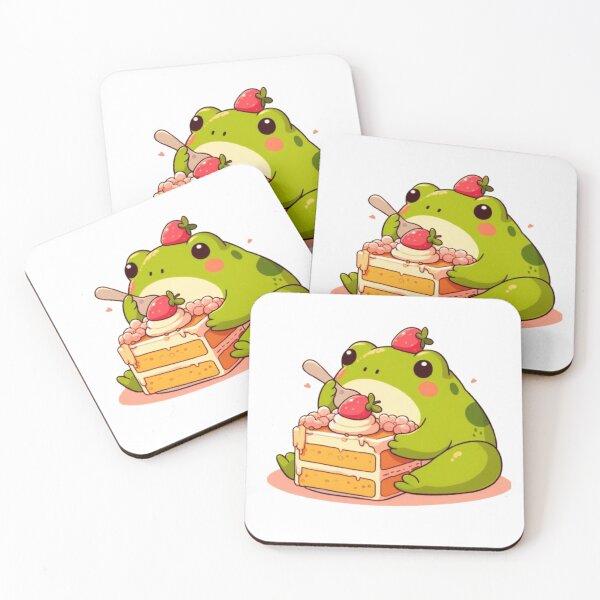 Item preview, Frog eating cake designed and sold by Kenji11.