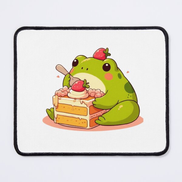 Item preview, Frog eating cake designed and sold by Kenji11.