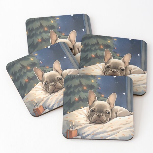 Item preview, Festive Frenchie designed and sold by cute-animals99.
