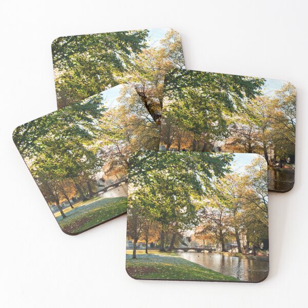 Item preview, Bourton on the Water Autumn Trees Cotswolds designed and sold by AndyEvansPhotos.