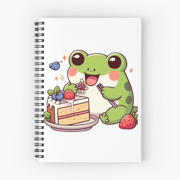 Item preview, Frog eating cake designed and sold by Kenji11.