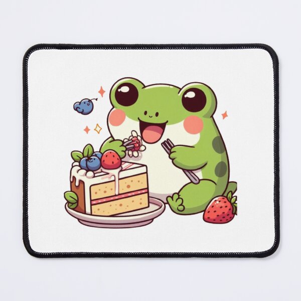 Item preview, Frog eating cake designed and sold by Kenji11.