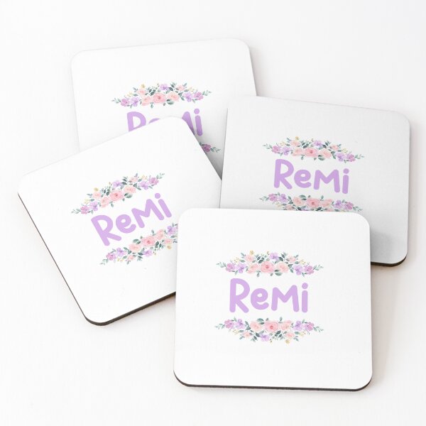 Item preview, Purple Flower Remi Name Label designed and sold by NormadWorld.