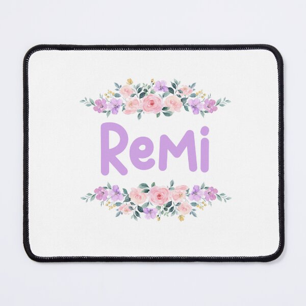 Item preview, Purple Flower Remi Name Label designed and sold by NormadWorld.