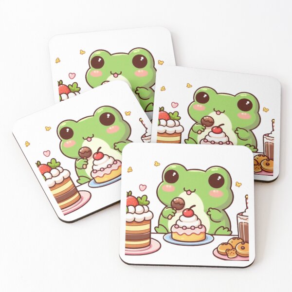 Item preview, Frog eating cake designed and sold by Kenji11.