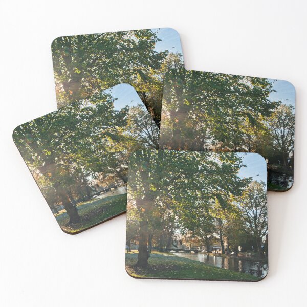 Item preview, Bourton on the Water Autumn Trees Cotswolds designed and sold by AndyEvansPhotos.