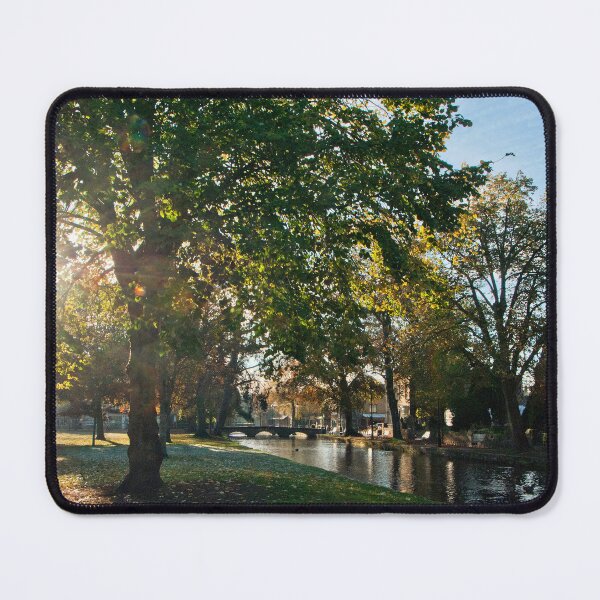 Item preview, Bourton on the Water Autumn Trees Cotswolds designed and sold by AndyEvansPhotos.