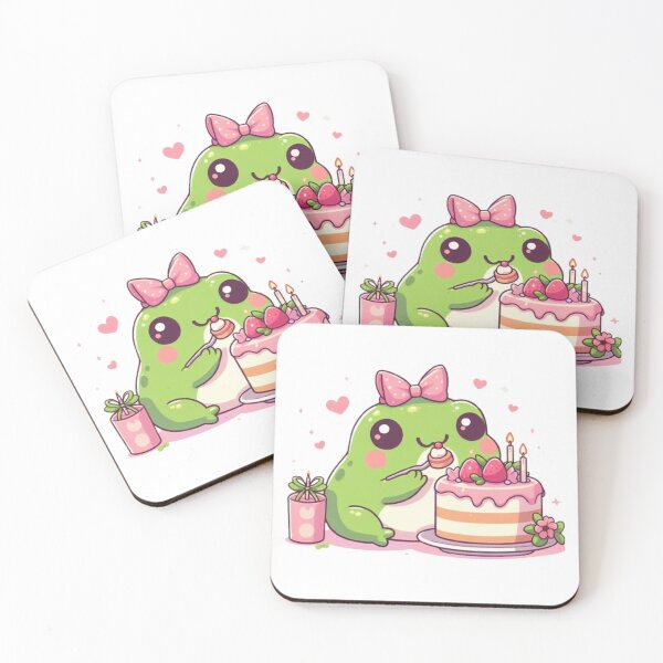 Item preview, Frog eating cake designed and sold by Kenji11.
