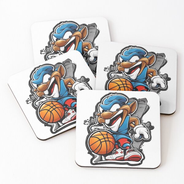 Item preview, Basketball Bad Cartoon Character  designed and sold by HarmonyGuitars.