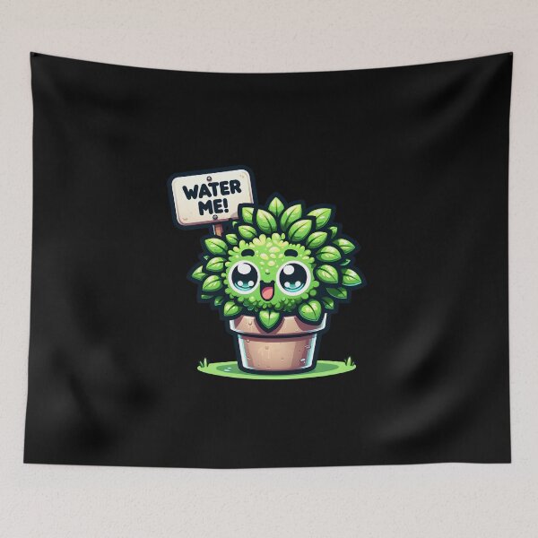 Item preview, Plant Water Reminder Stay Hydrated! - Adorable Plant Cute And Funny Gifts designed and sold by BadhbhArt.