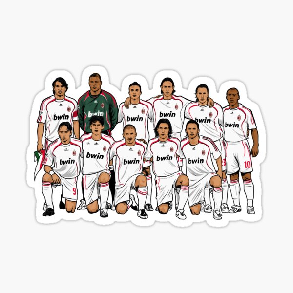 Item preview, Milan squad Final UCL 2007 at the Olympic Stadium in Athens designed and sold by samukusam.