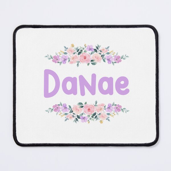 Item preview, Purple Flower Danae Name Label designed and sold by NormadWorld.