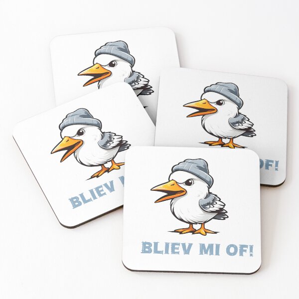 Item preview, Friendly Low German with a seagull designed and sold by FrechZeug.