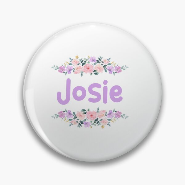 Item preview, Purple Flower Josie Name Label designed and sold by NormadWorld.