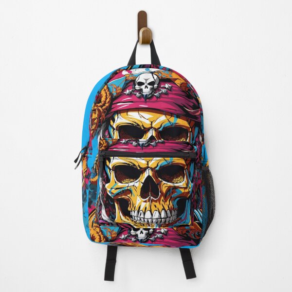 Item preview, Vibrant Vanguard: The Pirate's Skull Reimagined designed and sold by ArtComixHaven.