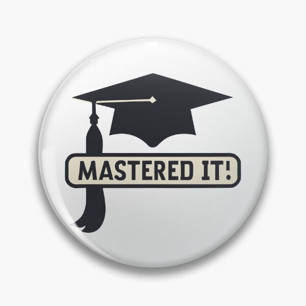 Item preview, Mastered it - Educational Achievement designed and sold by EmeraldeaArt.