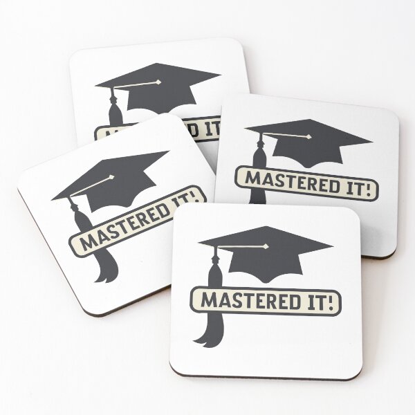 Item preview, Mastered it - Educational Achievement designed and sold by EmeraldeaArt.