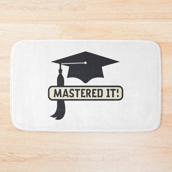 Item preview, Mastered it - Educational Achievement designed and sold by EmeraldeaArt.
