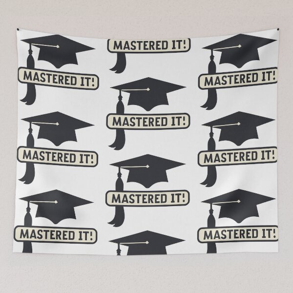 Item preview, Mastered it - Educational Achievement designed and sold by EmeraldeaArt.