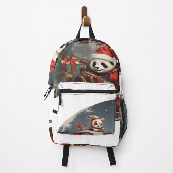 Item preview, Icy Adventure: The Panda on a Festive Sleigh designed and sold by EstiloPrint.